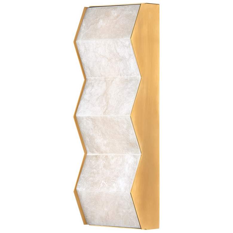 Image 1 Corbett-Standard Tanzanite 6 in. Vintage Brass Wall Sconce