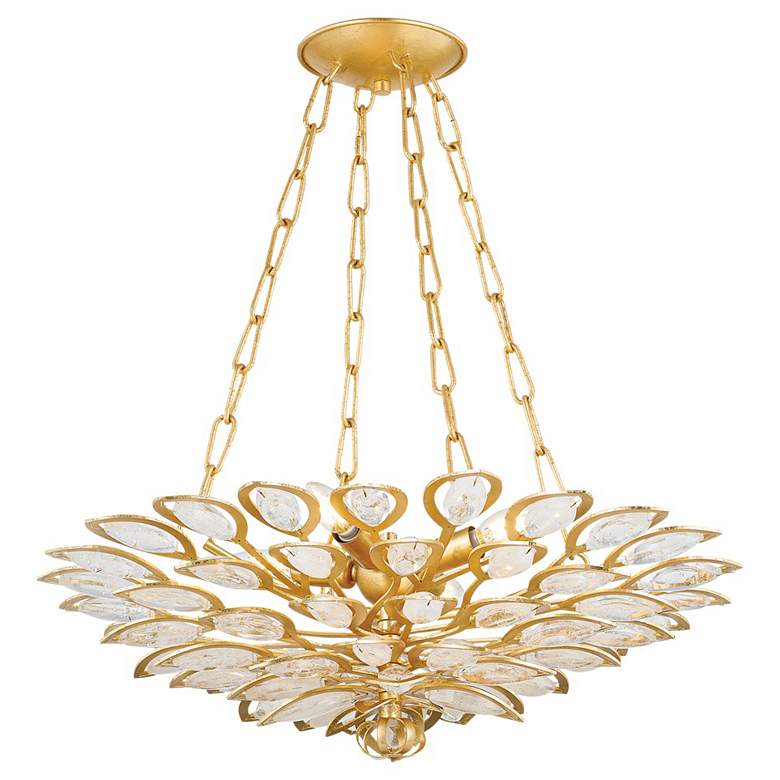 Image 1 Corbett-Standard Vittoria 24 in. Gold Leaf Chandelier
