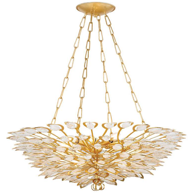 Image 1 Corbett-Standard Vittoria 32 in. Gold Leaf Chandelier