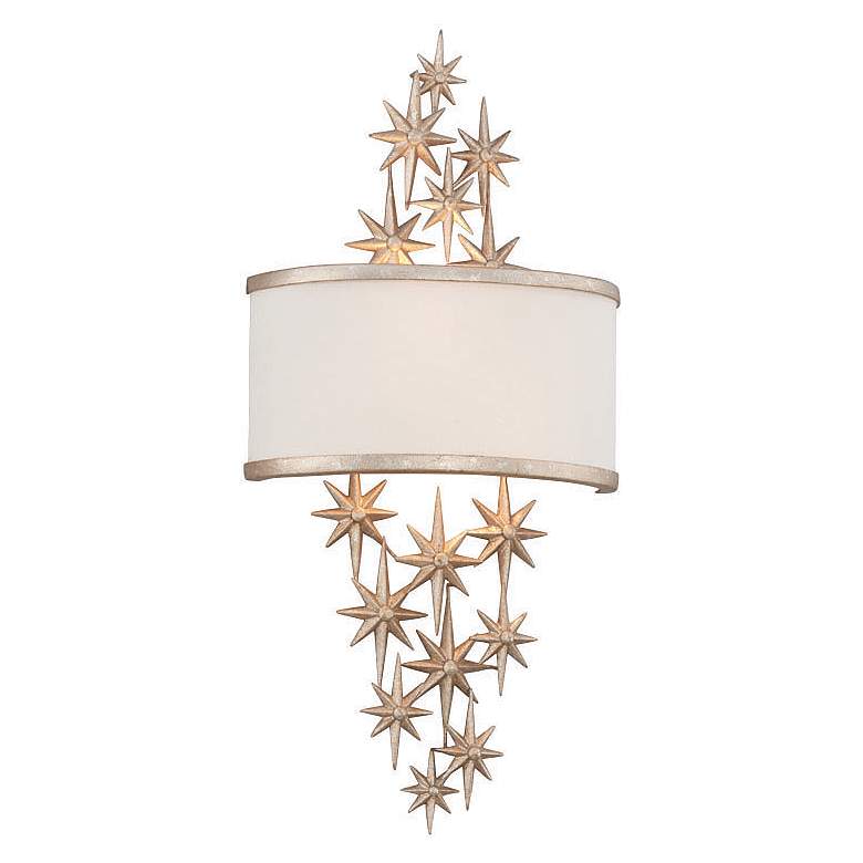 Image 1 Corbett Superstar 24 1/2" High Silver Leaf Wall Sconce
