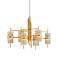 Corbett Symphony 48" Wide Gold Leaf 6-Light Chandelier