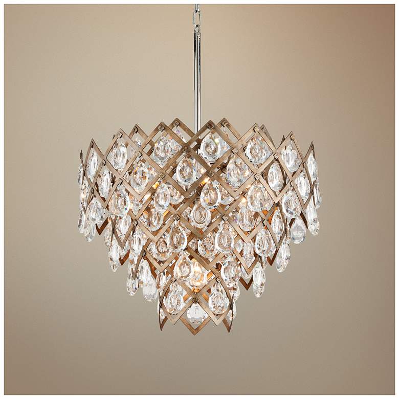 Image 1 Corbett Tiara 25 3/4" Wide Vienna Bronze Pendant Light