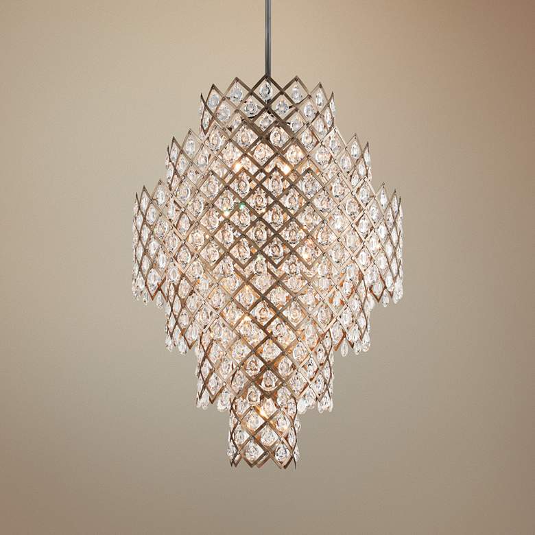 Image 1 Corbett Tiara 44 3/4" Wide Vienna Bronze Pendant Light