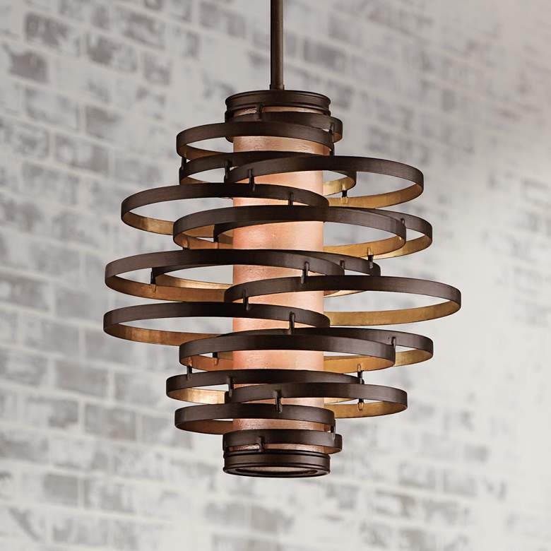 Image 2 Corbett Vertigo 18 inch Wide Small Pendant Light