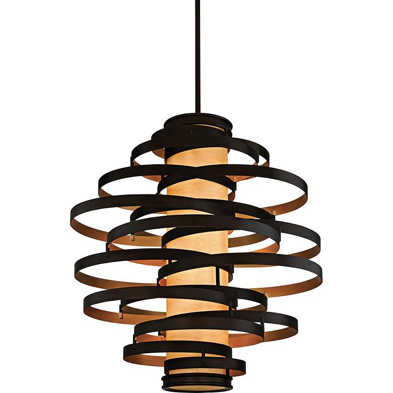 Image 2 Corbett Vertigo 45 inch Wide Bronze Pendant Light