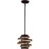 Corbett Vertigo 9 1/4" Wide Dual-Tone Bronze Mini Pendant