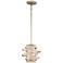 Corbett Vertigo Collection 1-Light Silver Pendant Chandelier