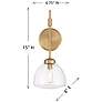 6_Corbin 1-Light Wall Sconce in Warm Brass more views