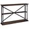 Corbin 47 1/2" Wide Two-Shelf Wood and Iron Book Case