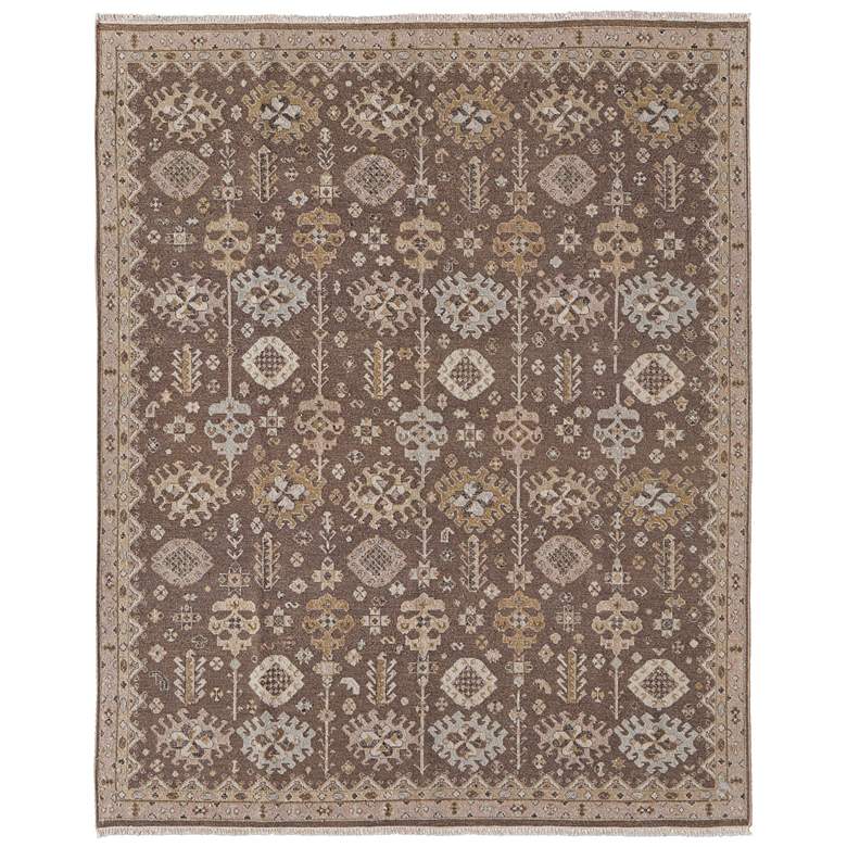 Image 1 Corbitt Traditional Oriental Hand Knotted Brown Area Rug 0610F