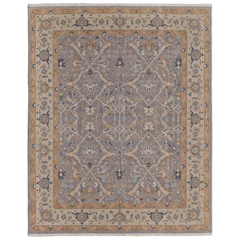 Image 1 Corbitt Traditional Oriental Hand Knotted Gray Area Rug 0611F