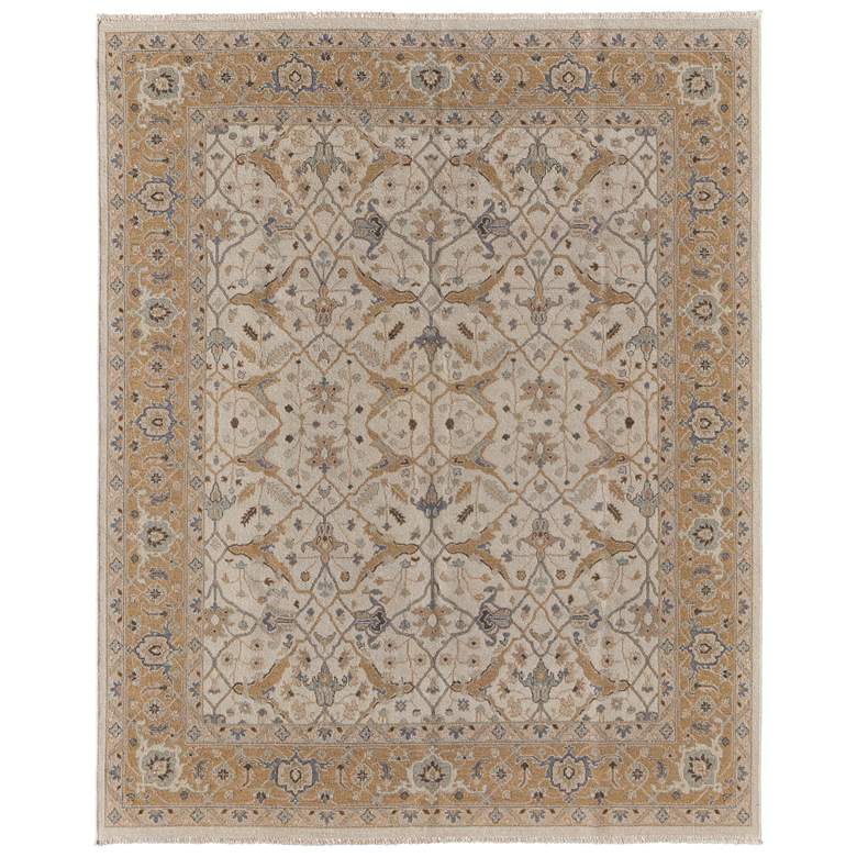 Image 1 Corbitt Traditional Oriental Hand Knotted Ivory Area Rug 0611F