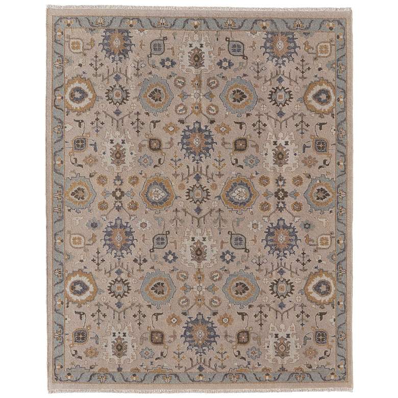 Image 1 Corbitt Traditional Oriental Hand Knotted Tan Area Rug 0613F