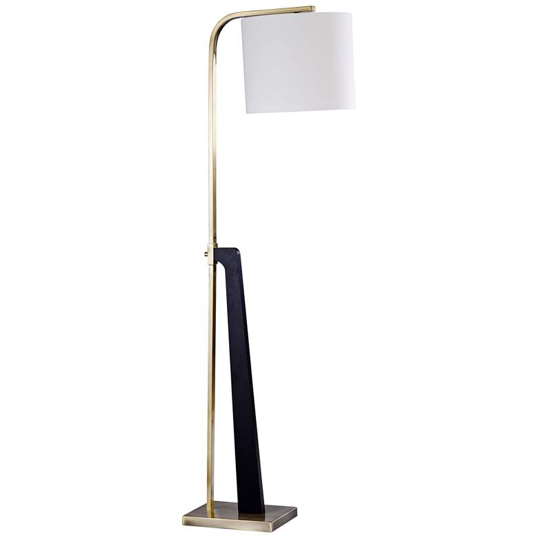 Image 1 Corbridge Black and Gold Metal Floor Lamp
