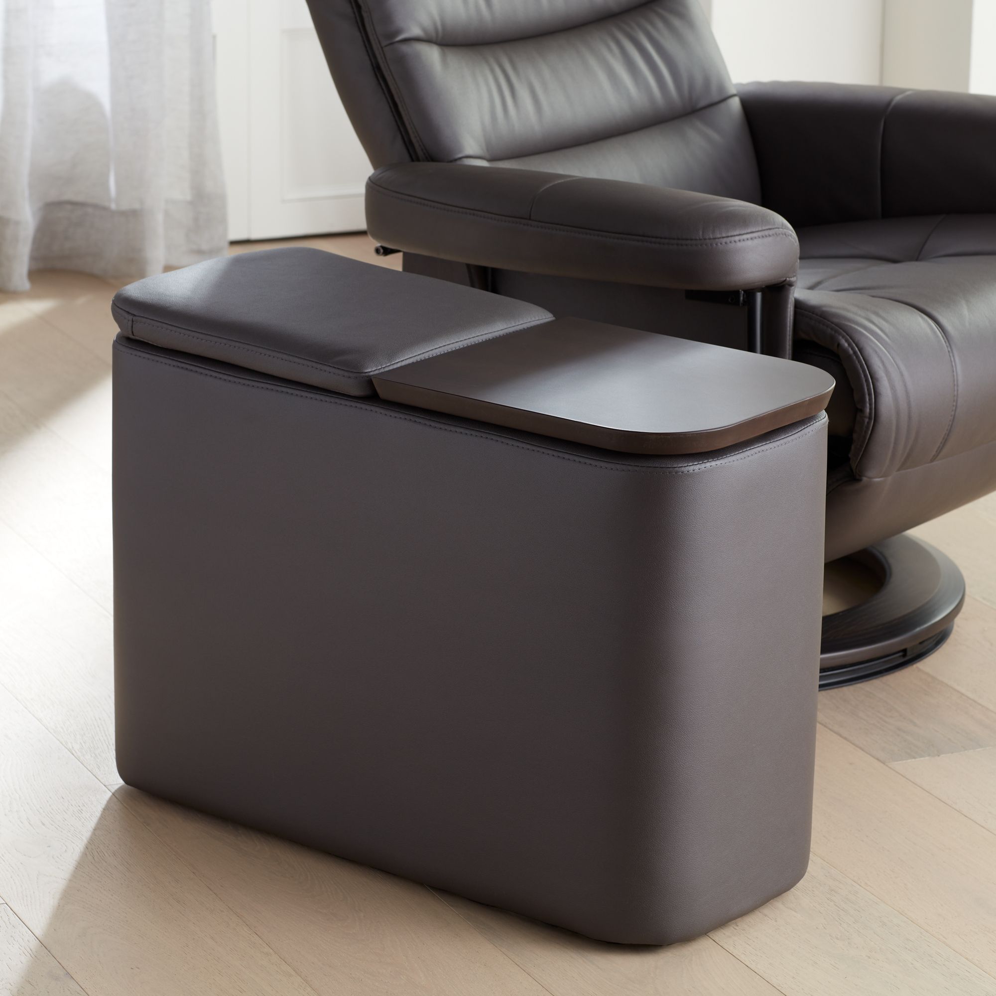 Corcoran 27 1/2" Wide Charcoal Console Tables Set of 2