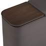 3_Corcoran 27 1/2" Wide Charcoal Console Tables Set of 2 more views