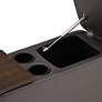 4_Corcoran 27 1/2" Wide Charcoal Console Tables Set of 2 more views