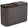 Corcoran 27 3/4" Wide Charcoal Black Modern Console Table