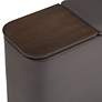 4_Corcoran 27 3/4" Wide Charcoal Black Modern Console Table more views