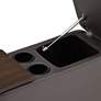 5_Corcoran 27 3/4" Wide Charcoal Black Modern Console Table more views