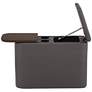 Corcoran 27 3/4" Wide Charcoal Black Modern Console Table