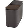 Corcoran 27 3/4" Wide Charcoal Black Modern Console Table