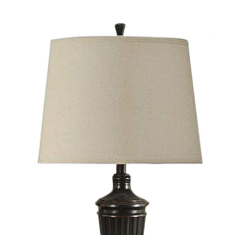 Image 2 Corcoran Bronze 3-Piece Floor and Table Lamps Set more views