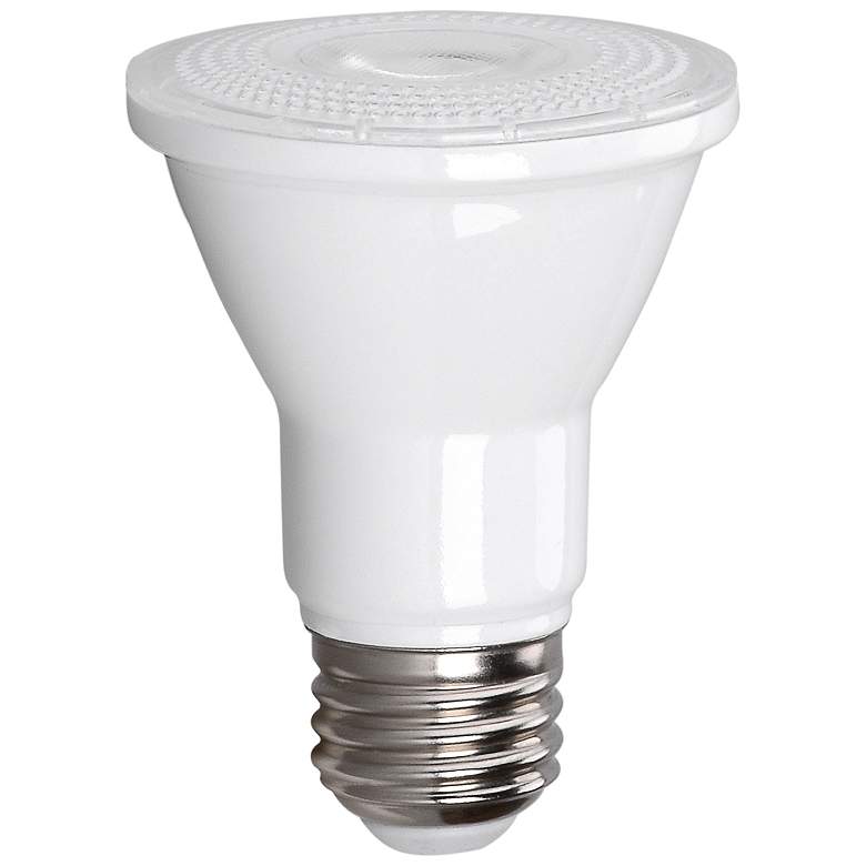 Cord-n-Plug 8 inch High Brushed Nickel Uplight with PAR20 LED Bulb more views