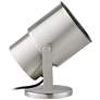 Cord-n-Plug Brushed Steel LED Accent Uplight with Foot Switch