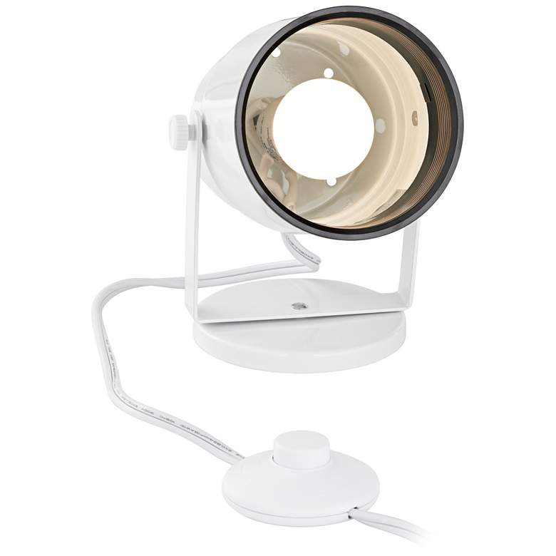 Cord-n-Plug White LED Accent Uplight with Foot Switch more views