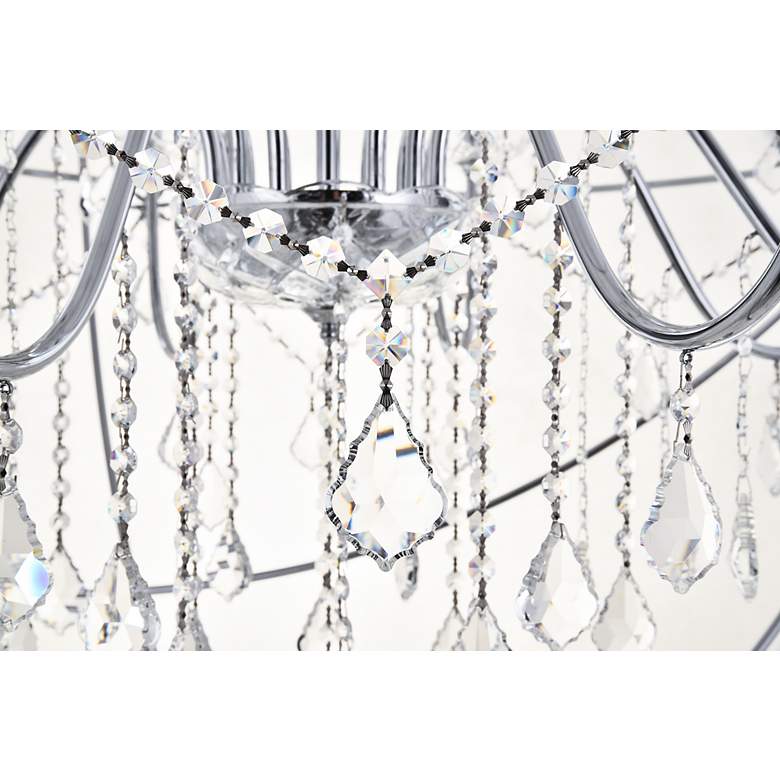 Image 6 Cordelia 12 Lt Chrome Crystal Pendant more views