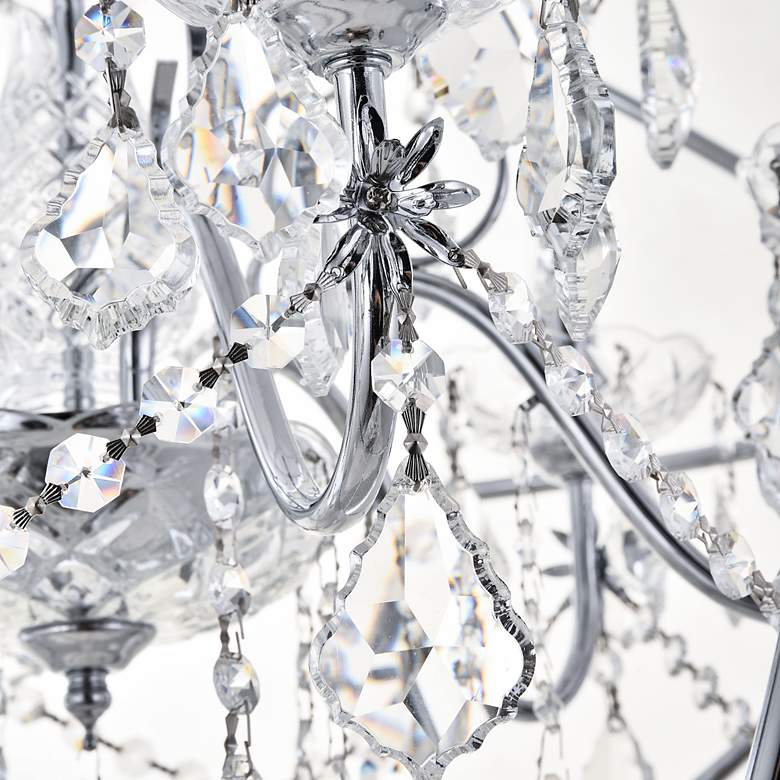 Image 4 Cordelia 25 1/2" Wide Chrome Iron 6-Light Orb Chandelier more views