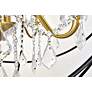 7_Cordelia 32" Wide Black and Gold 8-Light Pendant more views