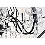 Cordelia 32" Wide Black Iron Crystal 8-Light Pendant in scene