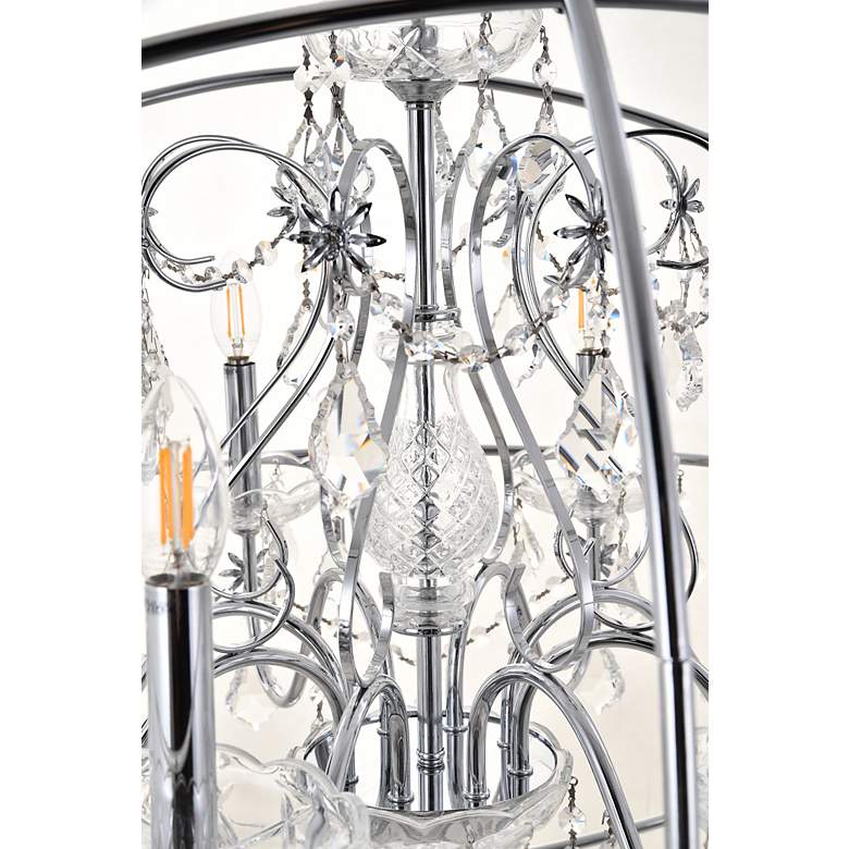 Image 5 Cordelia 8 Lt Chrome Crystal Pendant more views