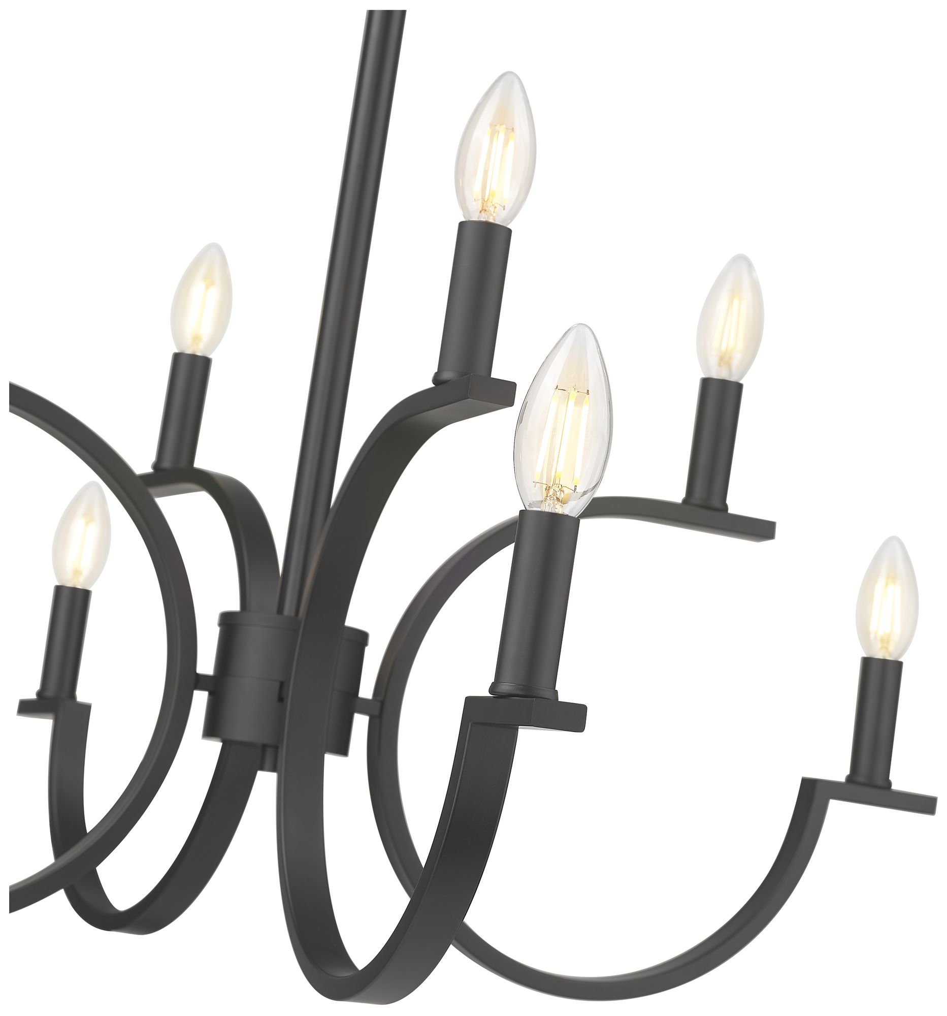 Cordelia by Z-Lite Matte Black 8 Light Chandelier