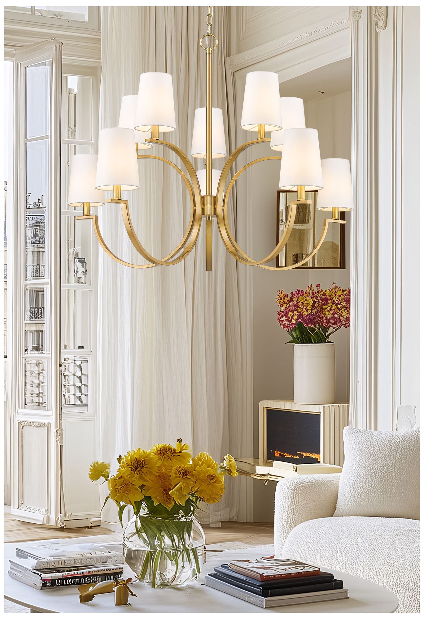 Image 2 Cordelia by Z-Lite Modern Gold 10 Light Chandelier more views