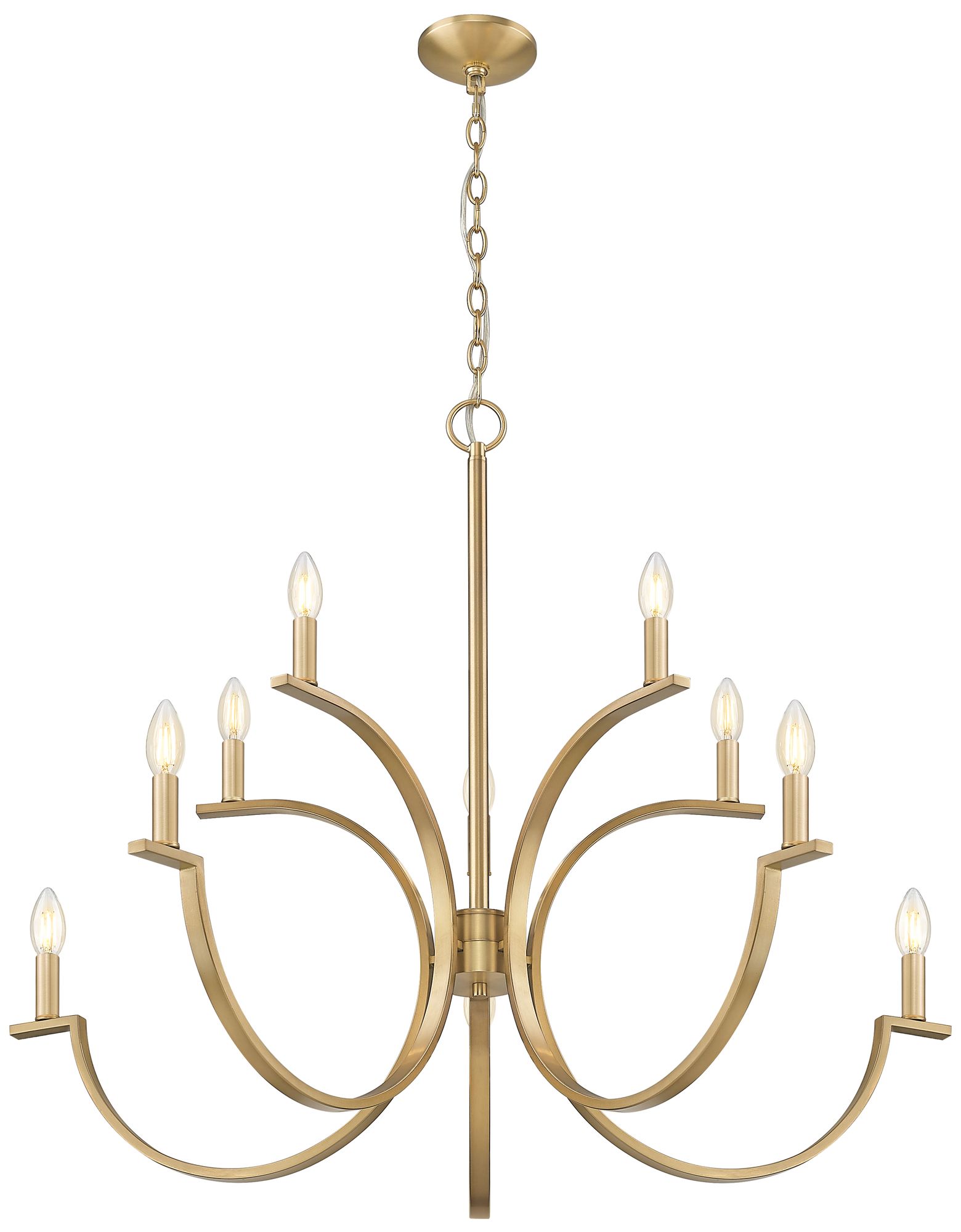Image 4 Cordelia by Z-Lite Modern Gold 10 Light Chandelier more views