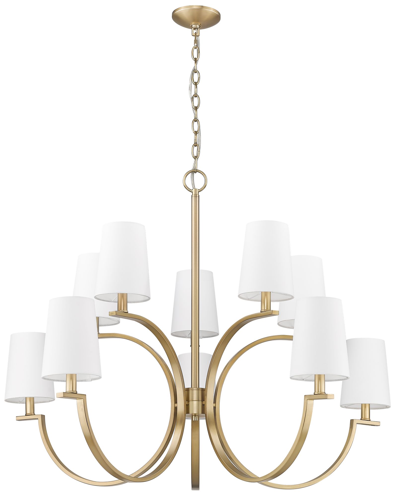 Image 7 Cordelia by Z-Lite Modern Gold 10 Light Chandelier more views