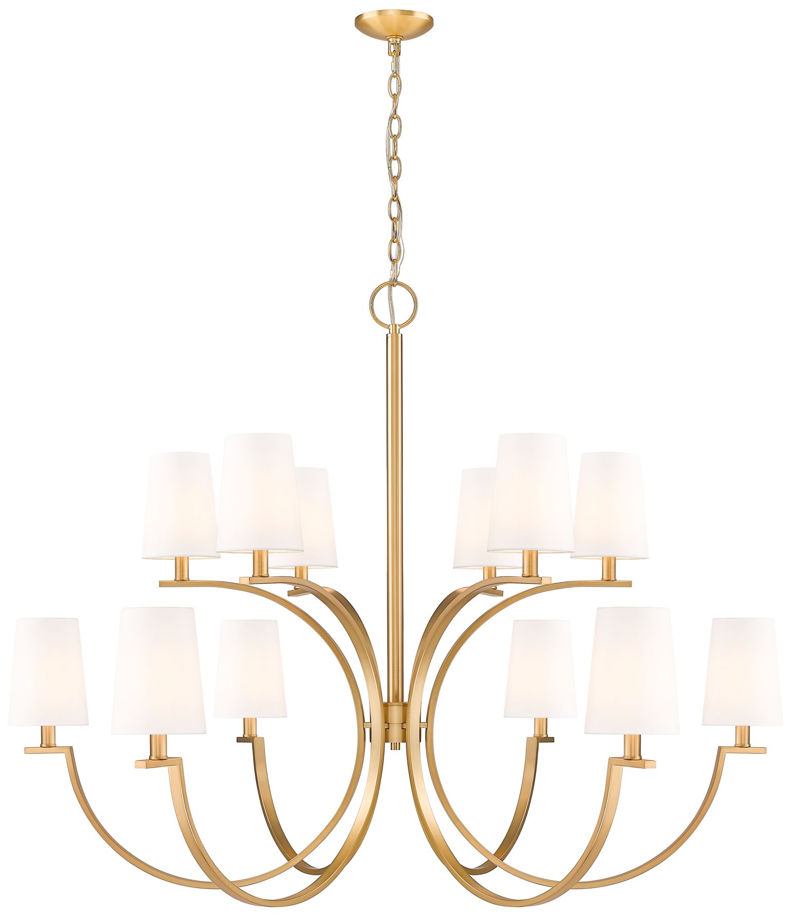 Cordelia by Z-Lite Modern Gold 12 Light Chandelier