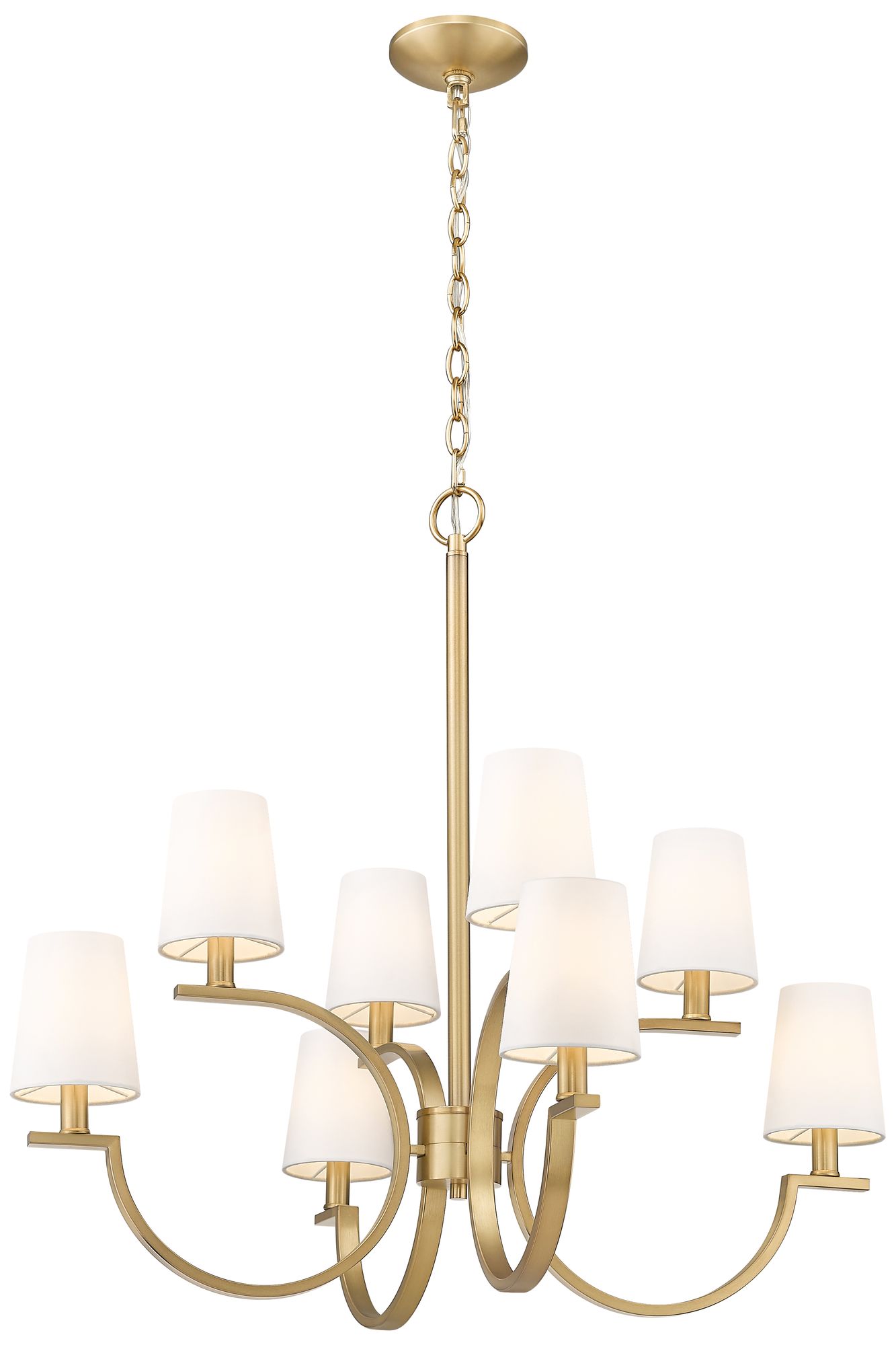 Image 5 Cordelia by Z-Lite Modern Gold 8 Light Chandelier more views