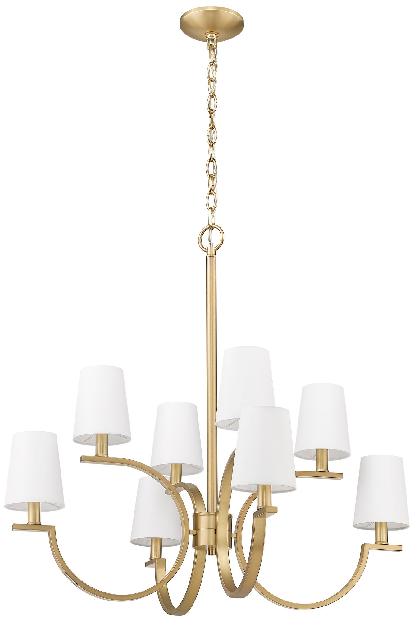 Image 7 Cordelia by Z-Lite Modern Gold 8 Light Chandelier more views