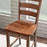 Thumbnail4 of Cordelia Walnut Solid Wood 5-Piece Dining Table Set more views