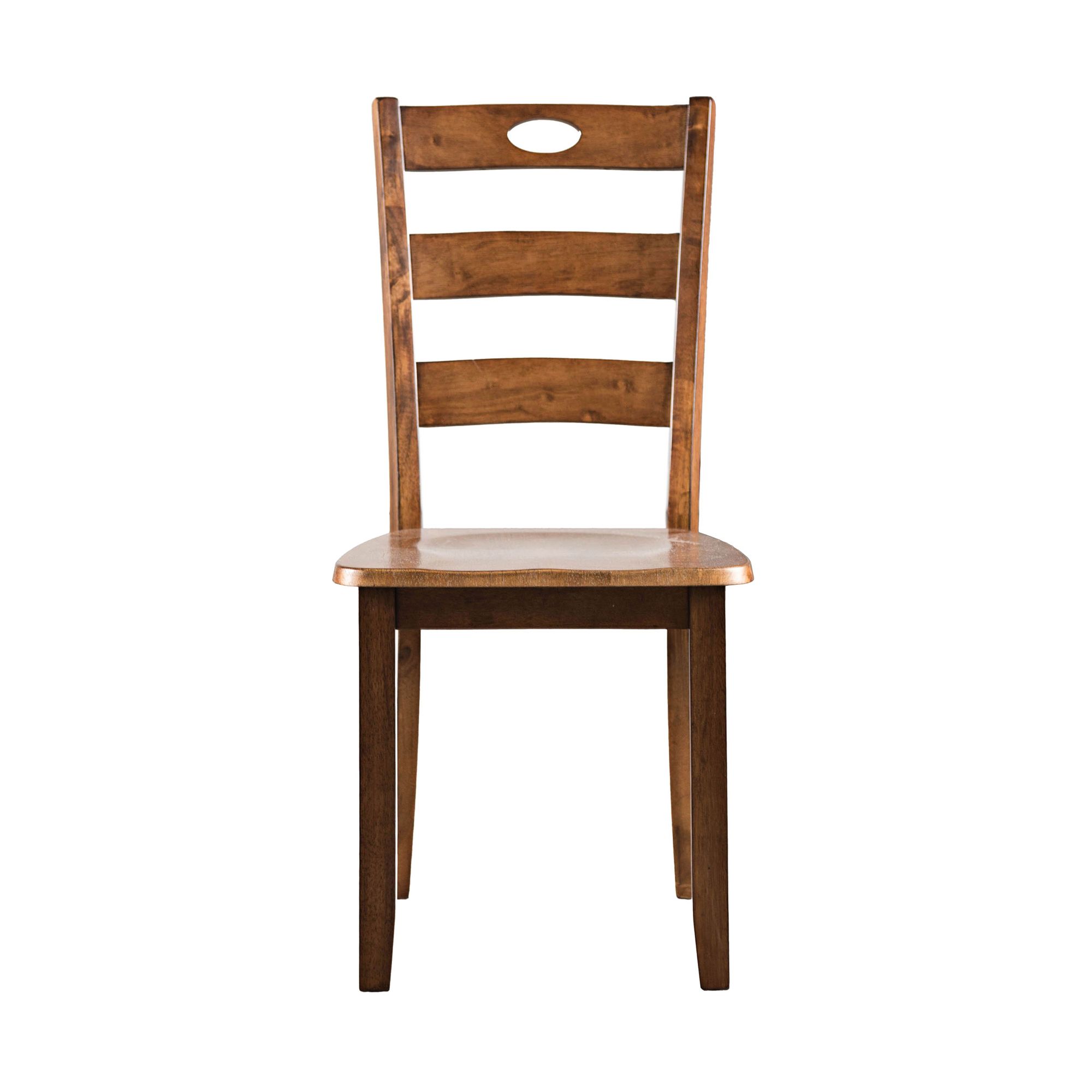 Cordelia Walnut Solid Wood 5-Piece Dining Table Set