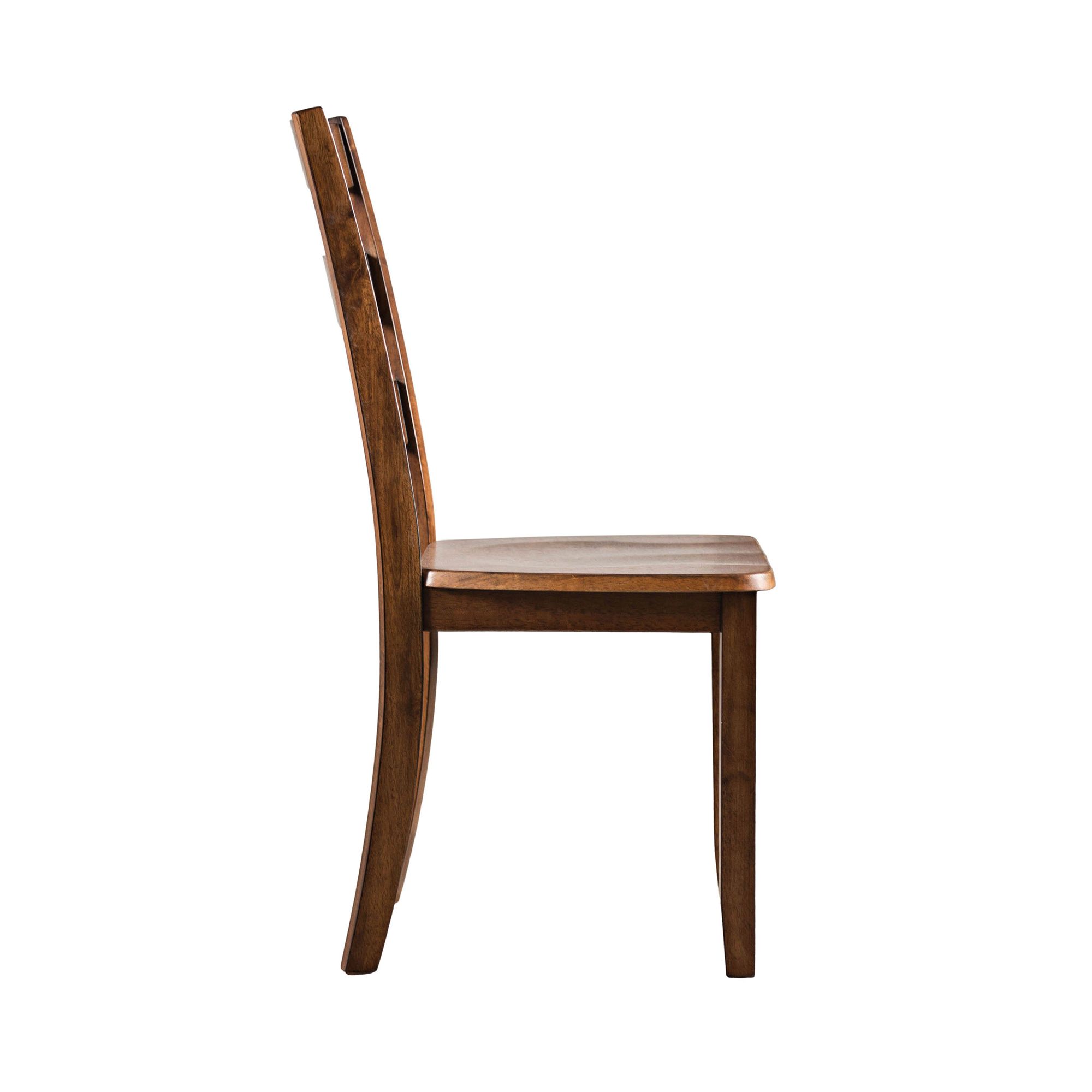 Cordelia Walnut Solid Wood 5-Piece Dining Table Set