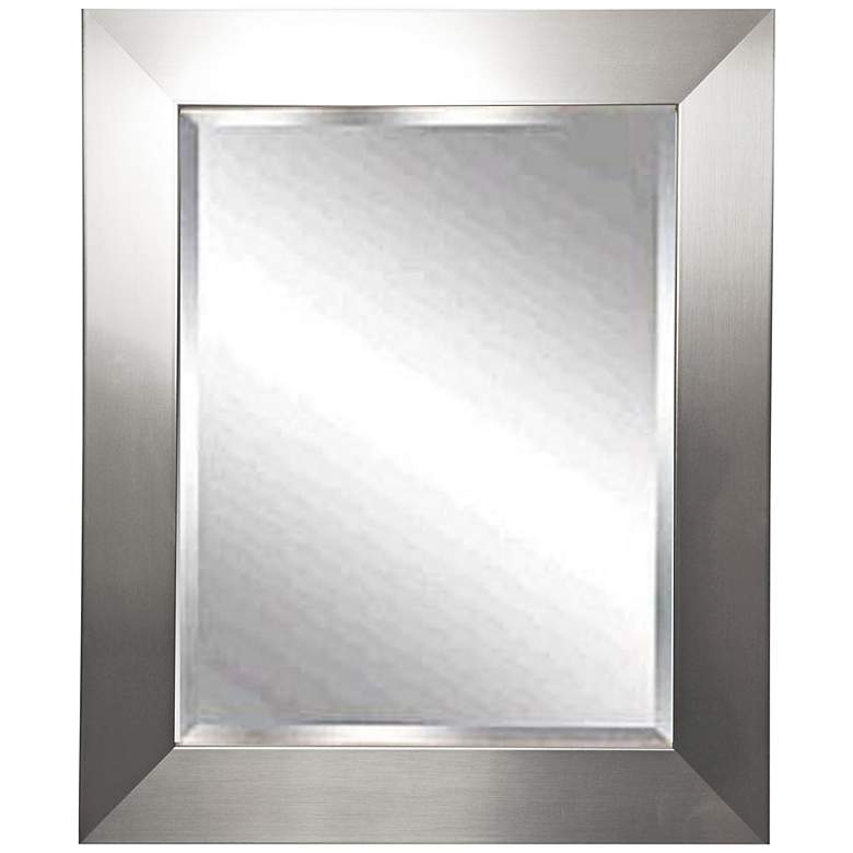 Image 1 Corden Silver 32 1/2 inch x 38 1/2 inch Beveled Wall Mirror