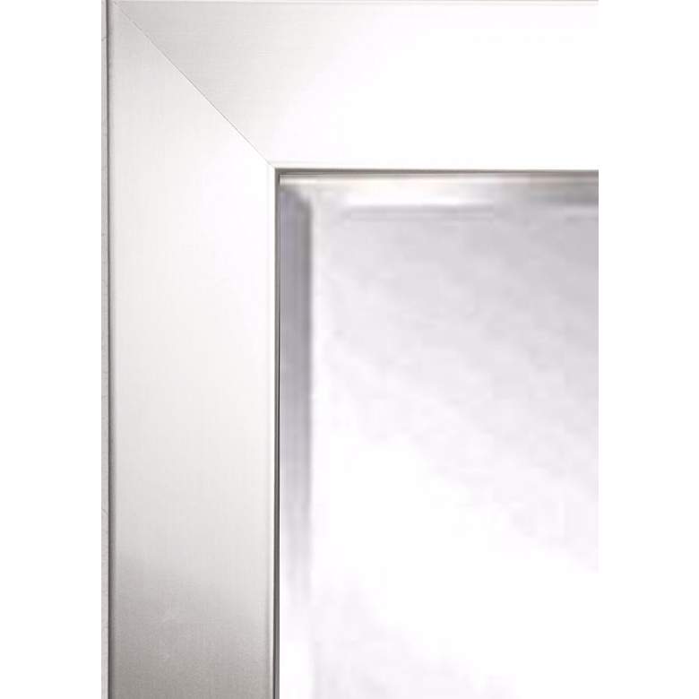 Image 2 Corden Silver 32 1/2 inch x 38 1/2 inch Beveled Wall Mirror more views