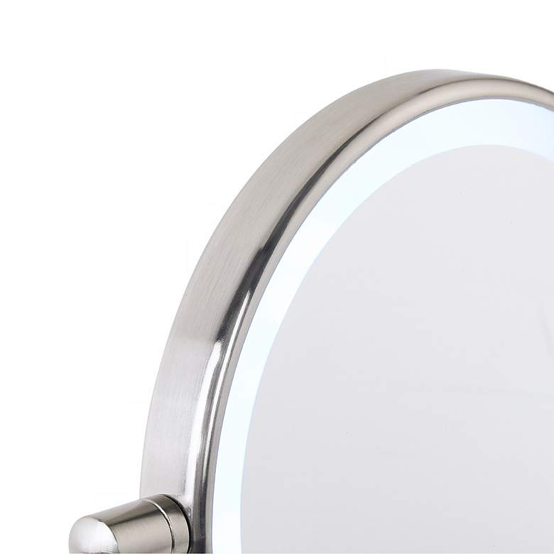 Image 2 Cordless 13 1/4 inch High Vanity Mirror with LED LIght more views