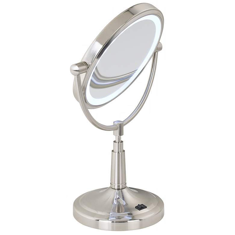 Image 3 Cordless 13 1/4" High Vanity Mirror with LED LIght more views