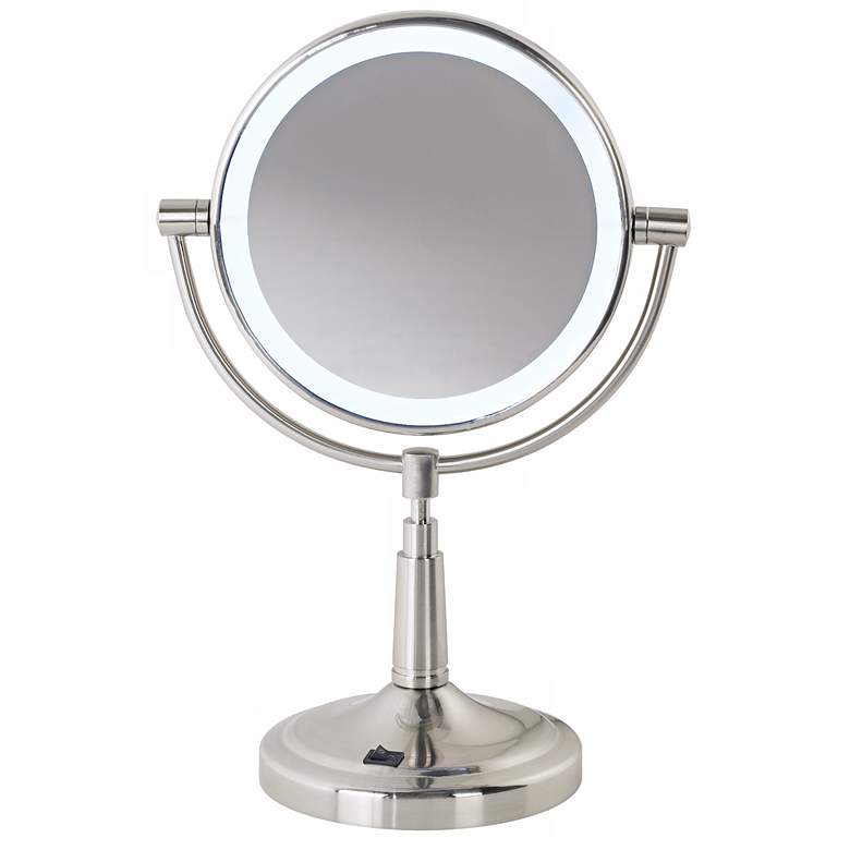 Image 4 Cordless 13 1/4 inch High Vanity Mirror with LED LIght more views
